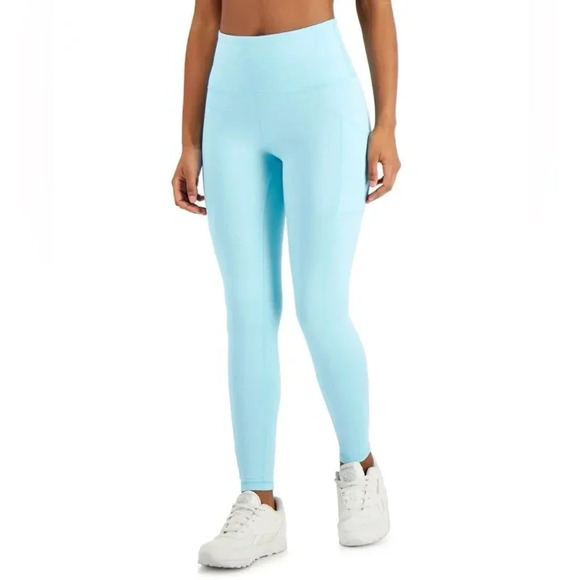 Women Compression High-Waist Side-Pocket 7/8 Length Leggings BRAND NEW WITH TAGS - Picture 1 of 2
